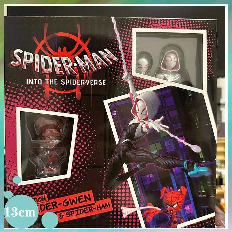

Marvel Sv Action Spider Gwen Stacy Spiderman Action Figure Into The Spider-Verse Collection Model Anime Action Figures Toys Gift