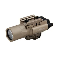 x400 ultra led weapon light with integrated red laser x400u pistol flashlight 400 lumen output hunting rifle white light