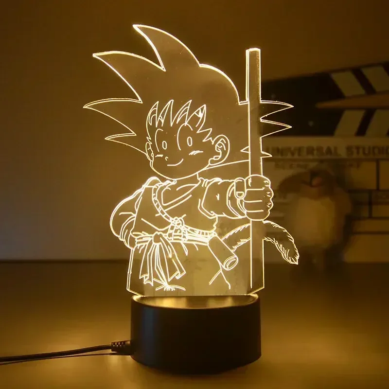 Dragon Ball Z Super Saiyan Vegeta Goku Jiren Broly 3D светодиодный ночник теплый белый настольный светильник экшн-фигурки игрушки подарки (art.: 3920d04f9edd8) - 3920d04f9edd8