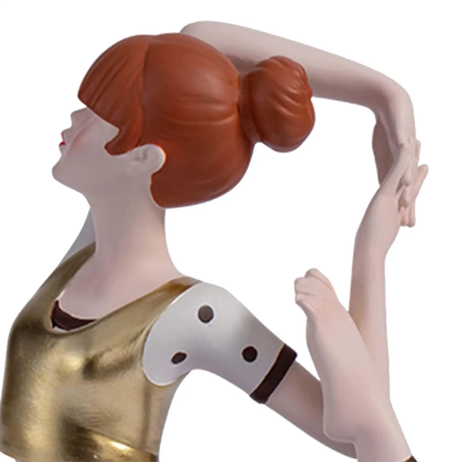 Статуя девушки-йоги художественная женская фигурка для шкафа центральная