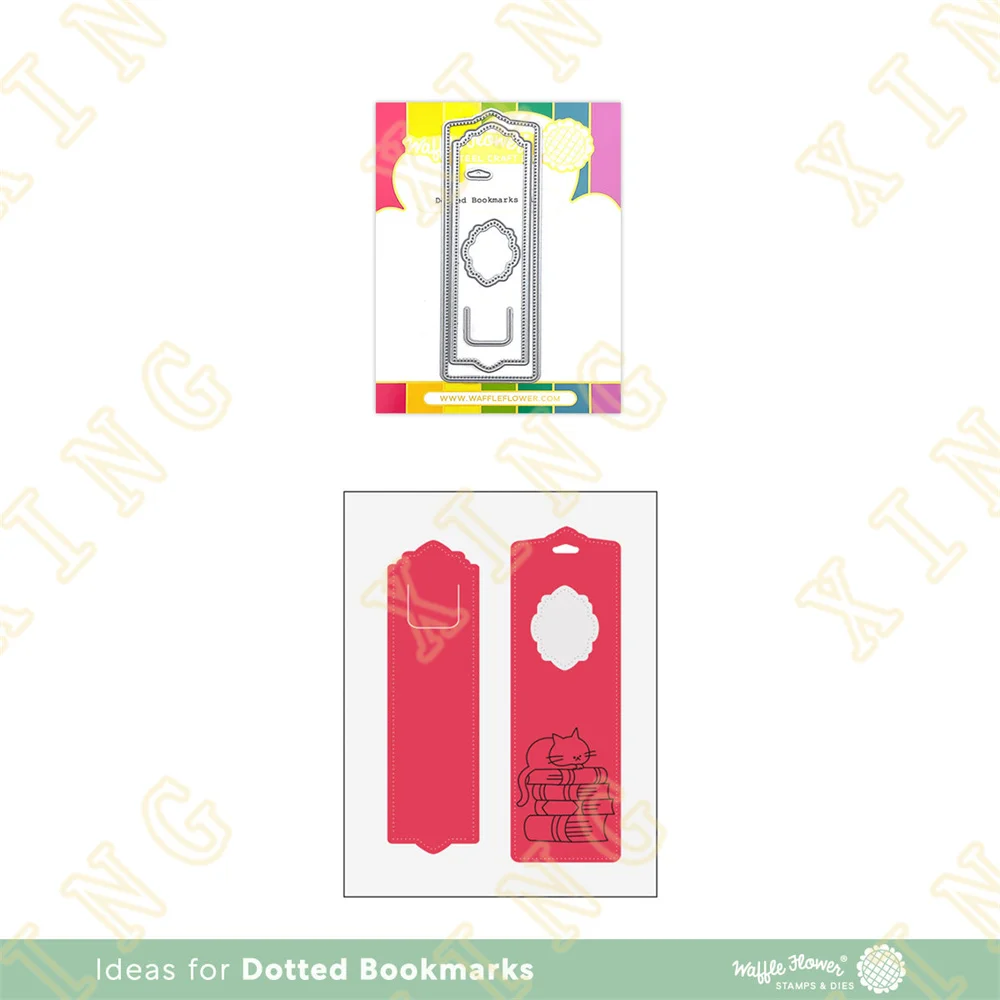 

Metal Craft Cutting Dies Diy Scrapbook Paper Diary Decoration Card Handmade Embossing New Product for 2022 Dotted Bookmarks