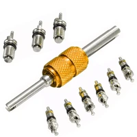 ac air conditioning valve core for repairing tool with 9pcs remover best hot