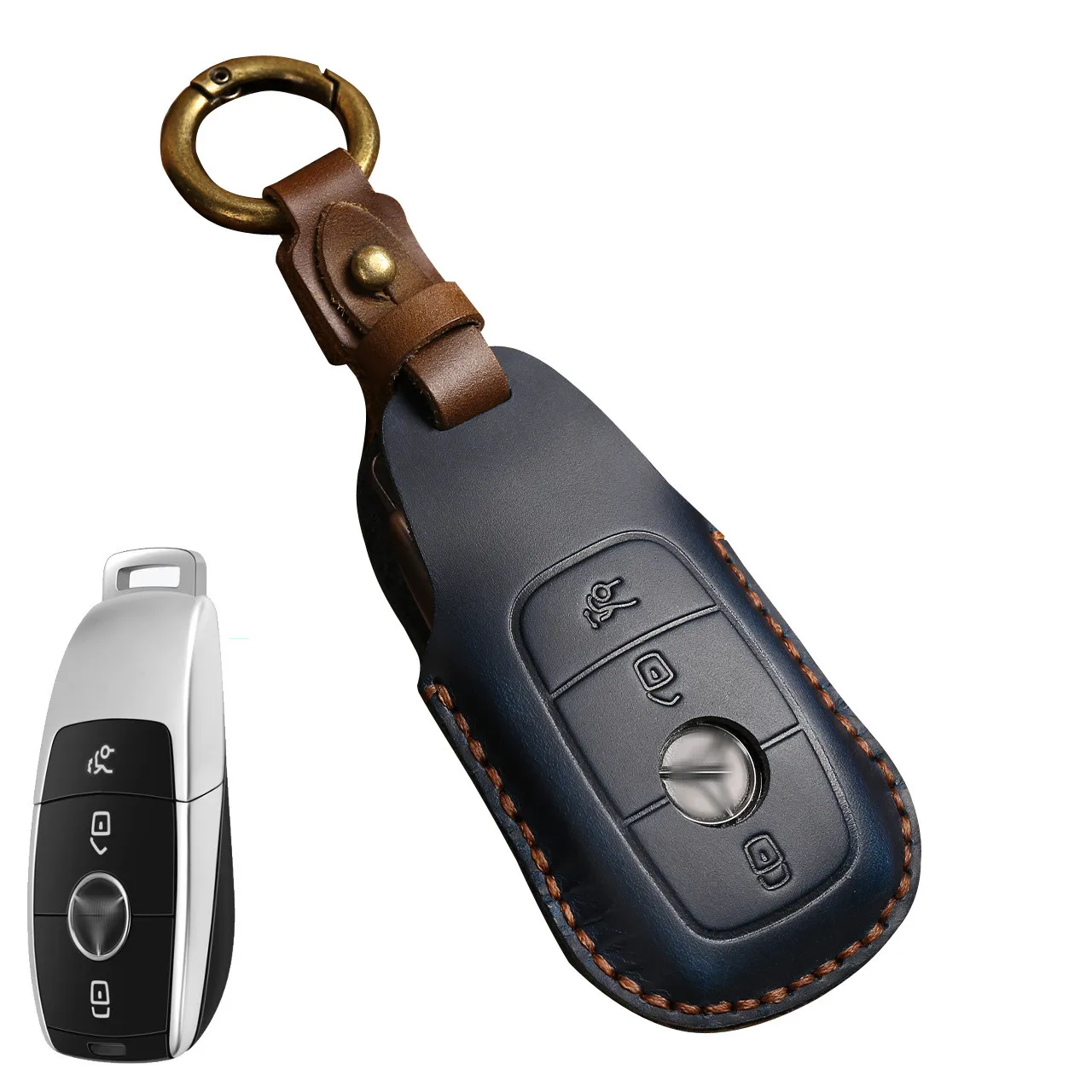 

Car Remote Key Fob Cover Case Holder For Mercedes Benz A C E S G Class CLA GLB CLE W205 GLS W213 W222 X167 W177 Accessories