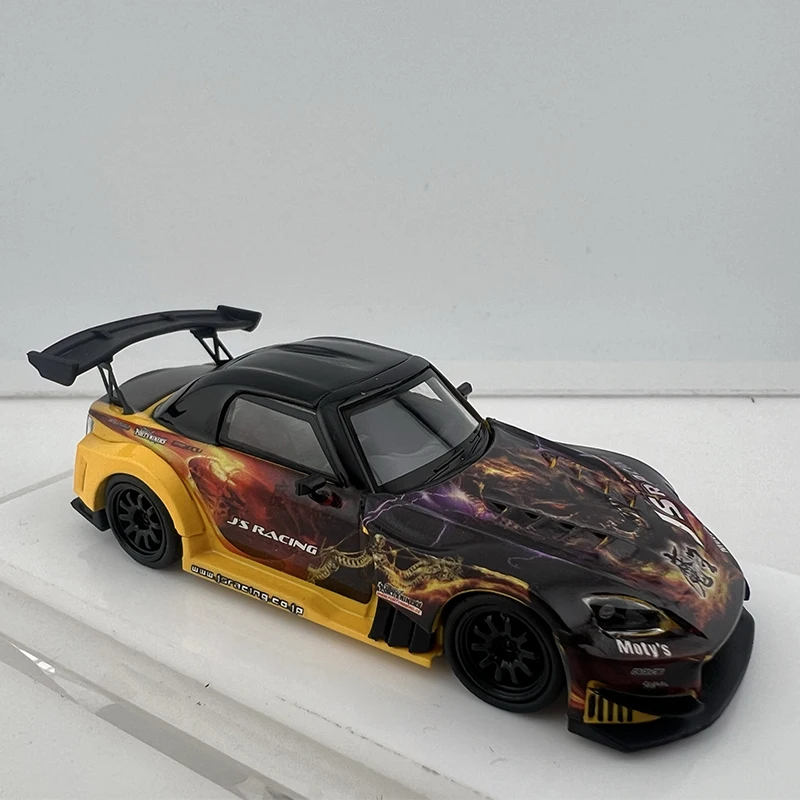 Фото Onemodel 1:64 S2000 J’S Racing Supercar, легкосплавный автомобиль, литье под давлением и игрушечный транспорт, модель автомобиля, миниатюрная масштабная модель автомобиля для детей №3