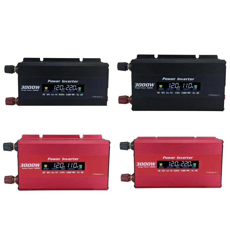 

5000W Power Inverter DC 12V To 110V-220V AC Car Inverter 5000W USB Car Converter With Digital Display Car Charger Adapter For