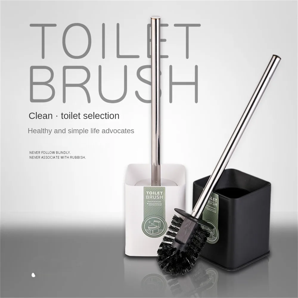 Щетка для унитаза с основанием. Удобное хранилище Блистерная упаковка. Белые