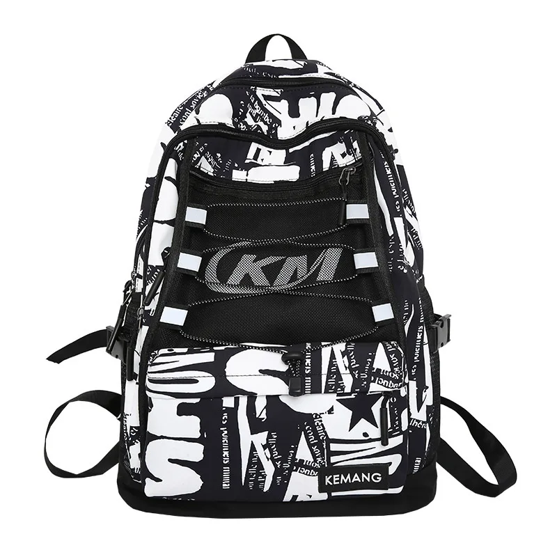 

Large High School Backpack for Teen Boys College Students School Bag Bookbag Casual Campus Korean Bagpack