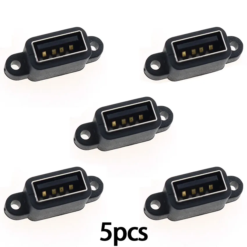 

Водонепроницаемые разъемы USB 2.0 JCD 5 шт