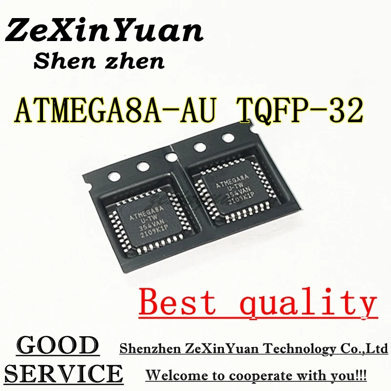10 штук/20 штук/50 штук ATMEGA8A-AU QFP ATMEGA8A TQFP MEGA8A-AU 8A-AU TQFP-32 8-разрядный с 8 Кбайтами встроенной программной памяти Flash.