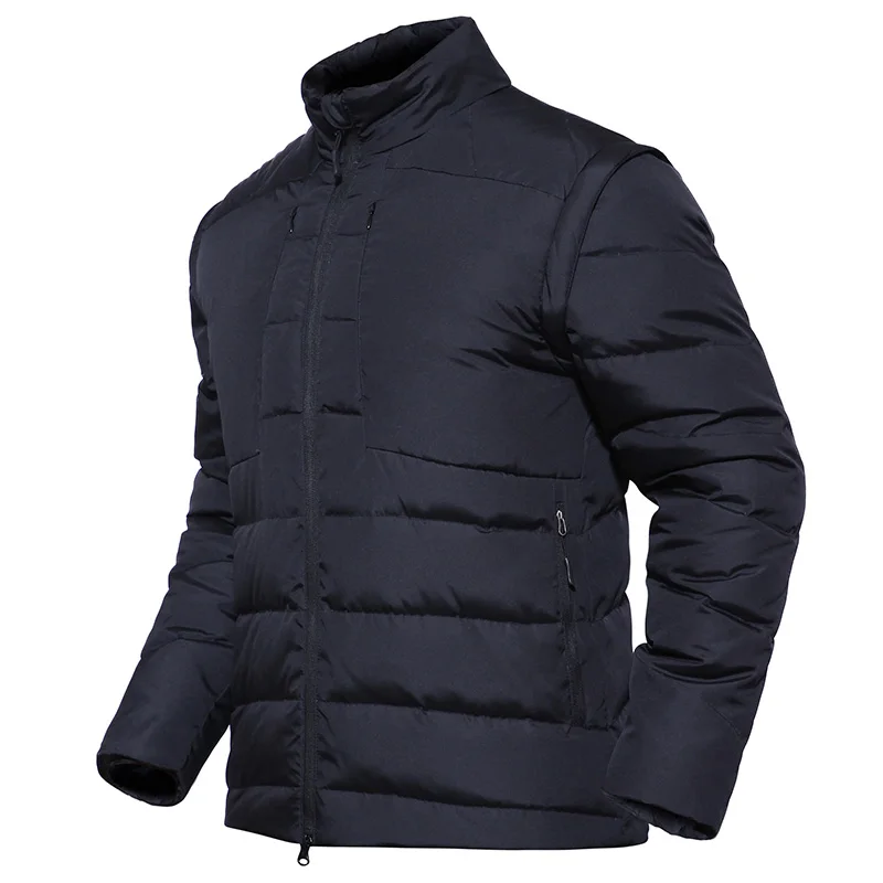 

Зимние тактические теплые парки с подкладкой, Мужская Уличная Водонепроницаемая армейская куртка в стиле милитари, мужская верхняя одежда со съемными рукавами