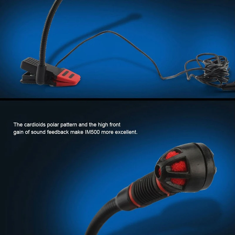 Микрофон для саксофона IM500 прикрепляющийся искусственный конденсатор оркестра