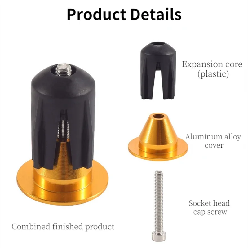 1 пара заглушки для руля велосипеда из алюминиевого сплава |