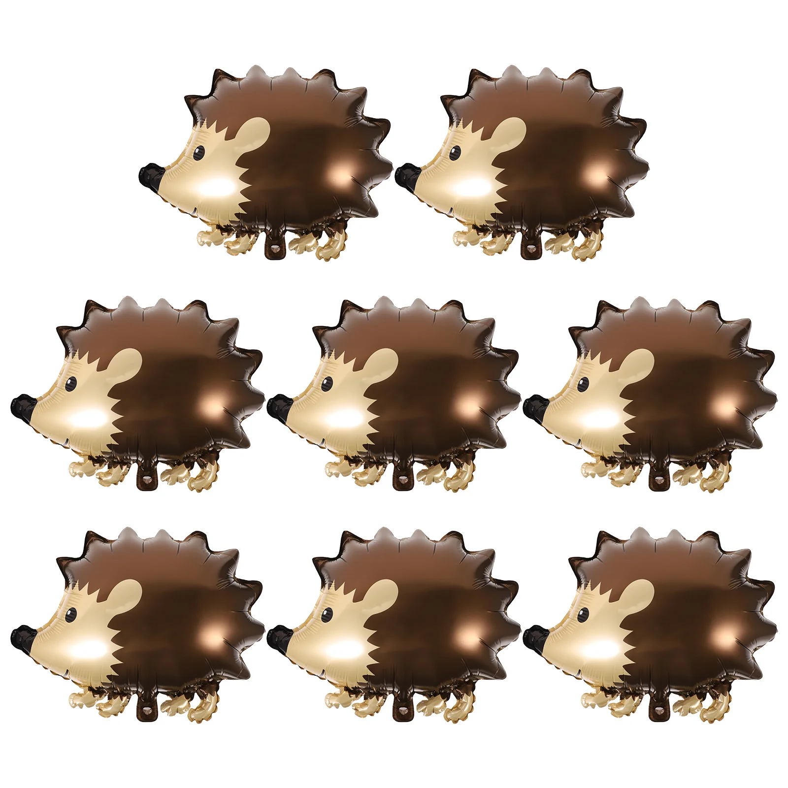 

Balloons Animal Party Balloon Hedgehog Birthday Animals Aluminum Cartoon Woodland Decoration Helium Jungle Kids Head Decorations