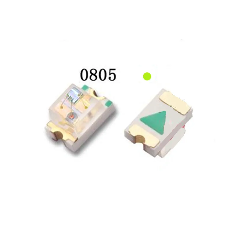 

1000PCS Highlight Self-flashing 0805 Yellow-green Light 2012 LED IC Control SMD Bead Diode