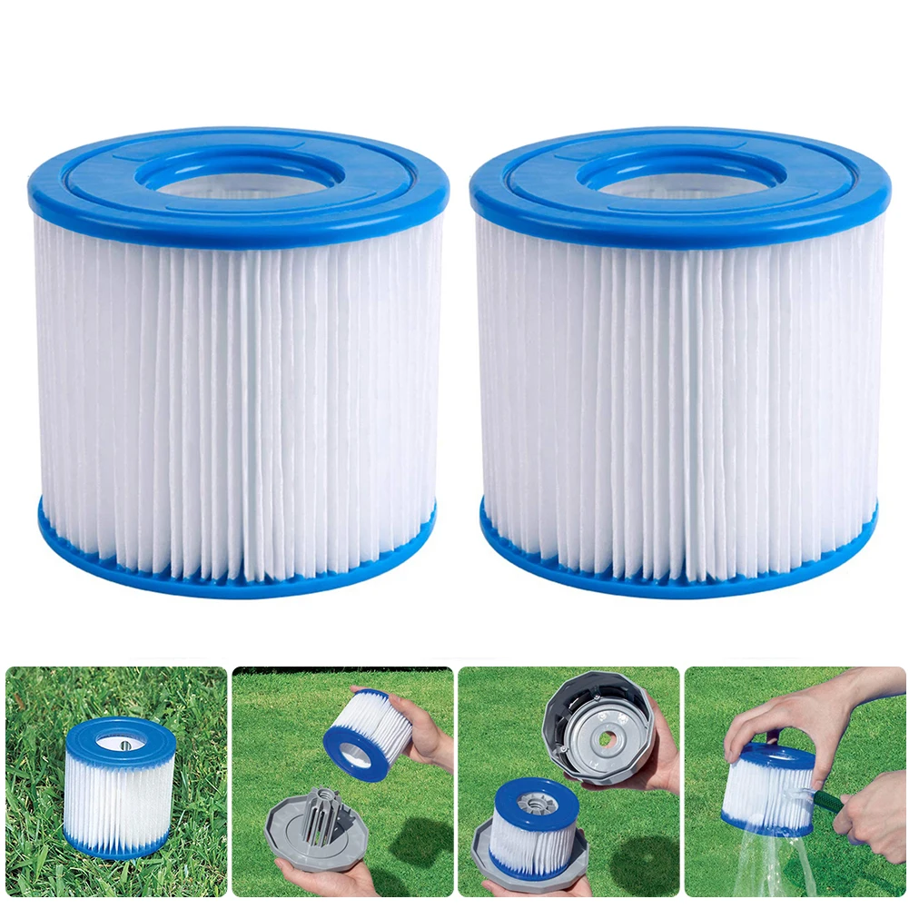 

Swimming Pool Replacement Cylindrical Filter PET Universal Washable Reusable Swimming Pool Pump Filter Cartridge