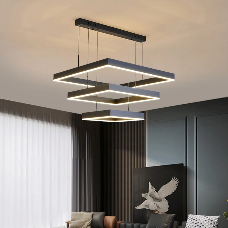 

Светодиодная художественная люстра, Подвесная лампа, потолочный светильник, современный минималистичный светильник для спальни, гостиной, столовой, домашний декор, подвесное помещение
