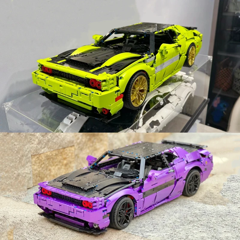 В наличии MOC 93560 152910 Challenger демон кот ад спортивный автомобиль технология гоночный