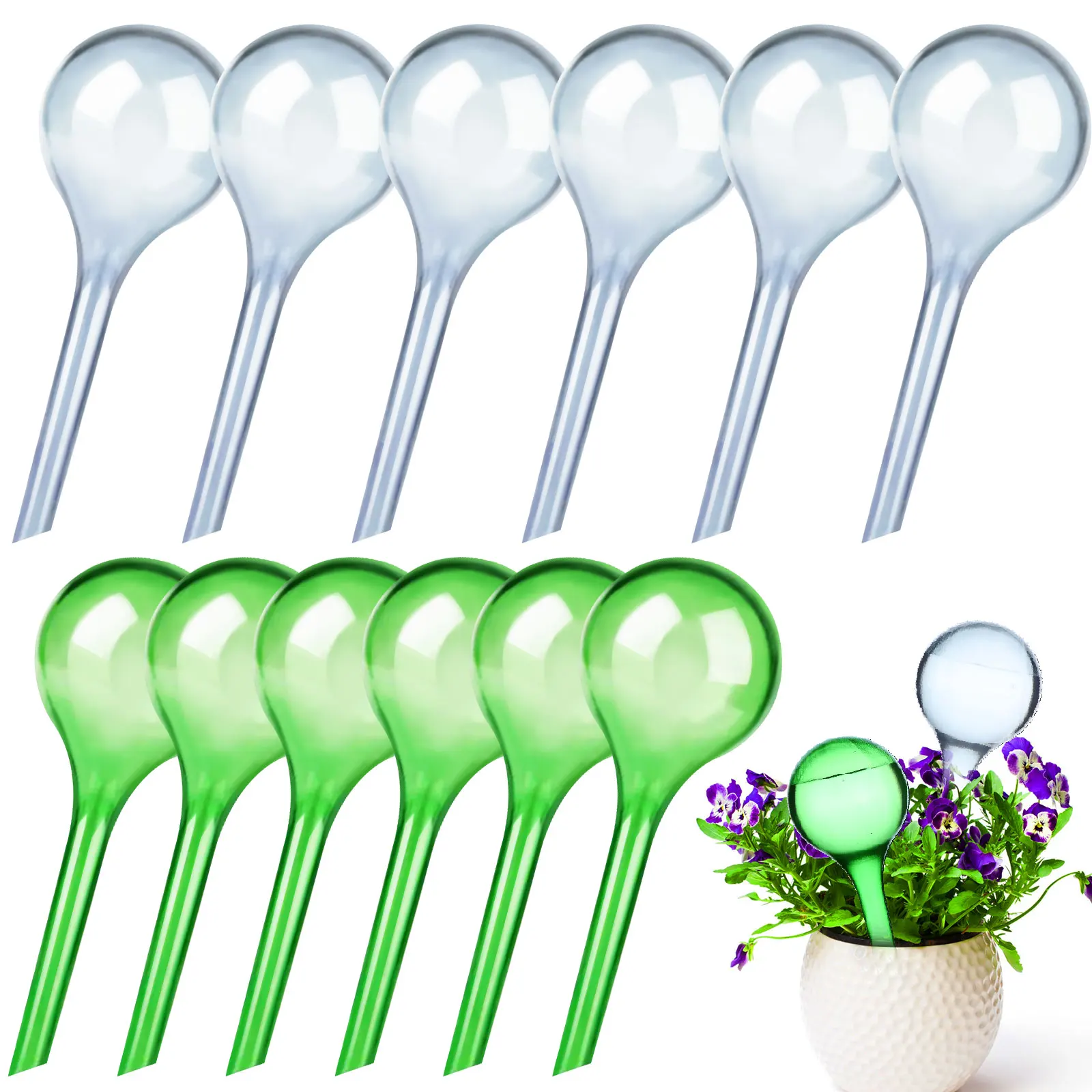 

1pc Plant Watering Bulbs Automatic Self-Watering Globes Plastic Balls Garden Water Device Watering Bulbs For Plant Promotion