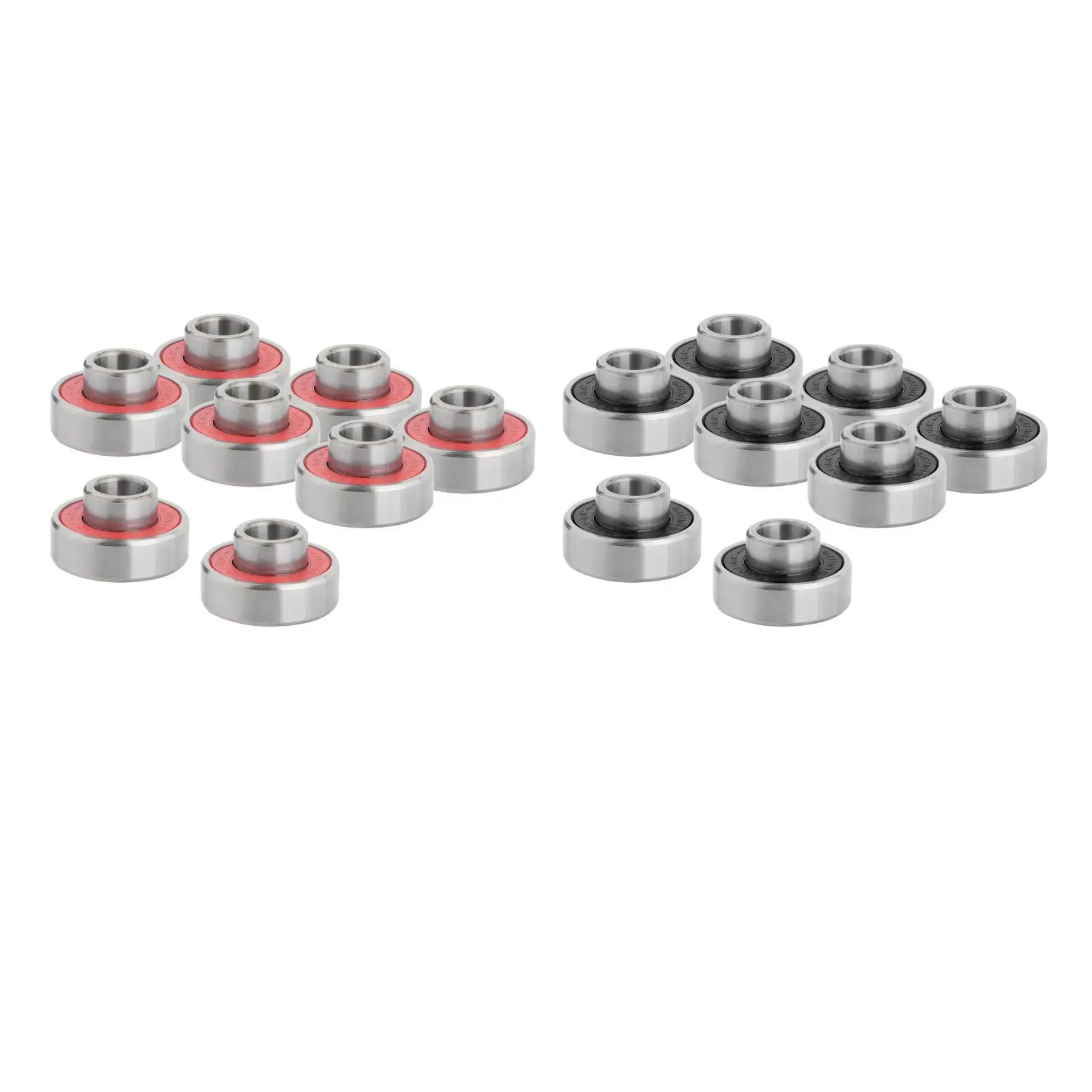 

8x ABEC 11 608-2RS, Лонгборд, встроенный подшипник, 8x22x7, двойной хромированный скейтборд, скутер, роликовые коньки