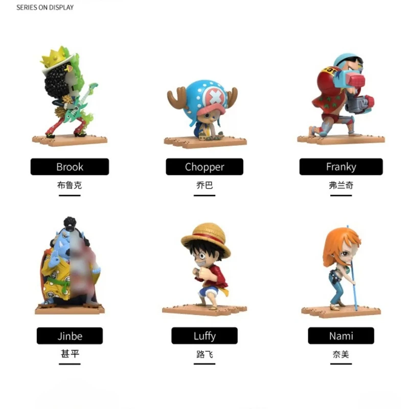 Фото One Piece Mighty Jaxx Half Anatomy Blind Box Аниме-фигурка Коллекционная модель Игрушка Луффи Настольное украшение Оригинальный MIGHTYJAXX №1