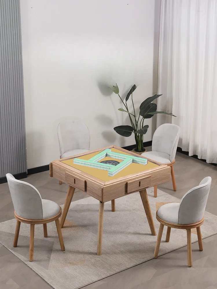 Современный деревянный обеденный стол с электроприводом ящик для хранения