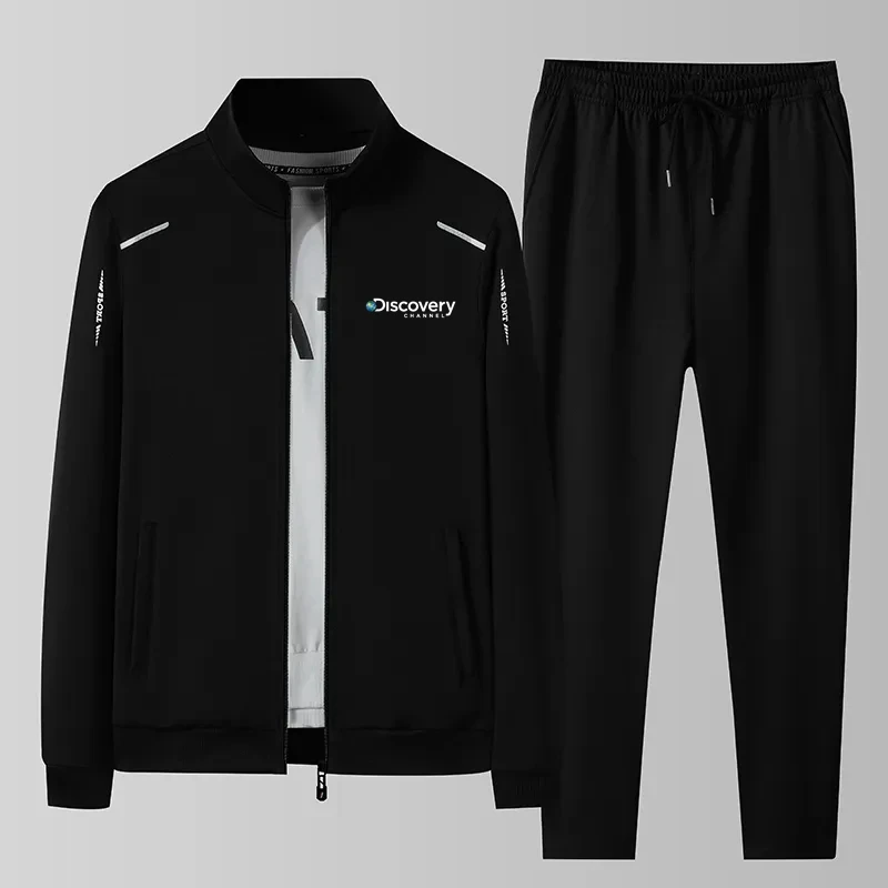 

Men's Sportswear Set Brand Tracksuits Two Pieces Sets Homme Clothes Hoodies+Pants Suit Male Streetswear Hoodie Jackets Plus Size