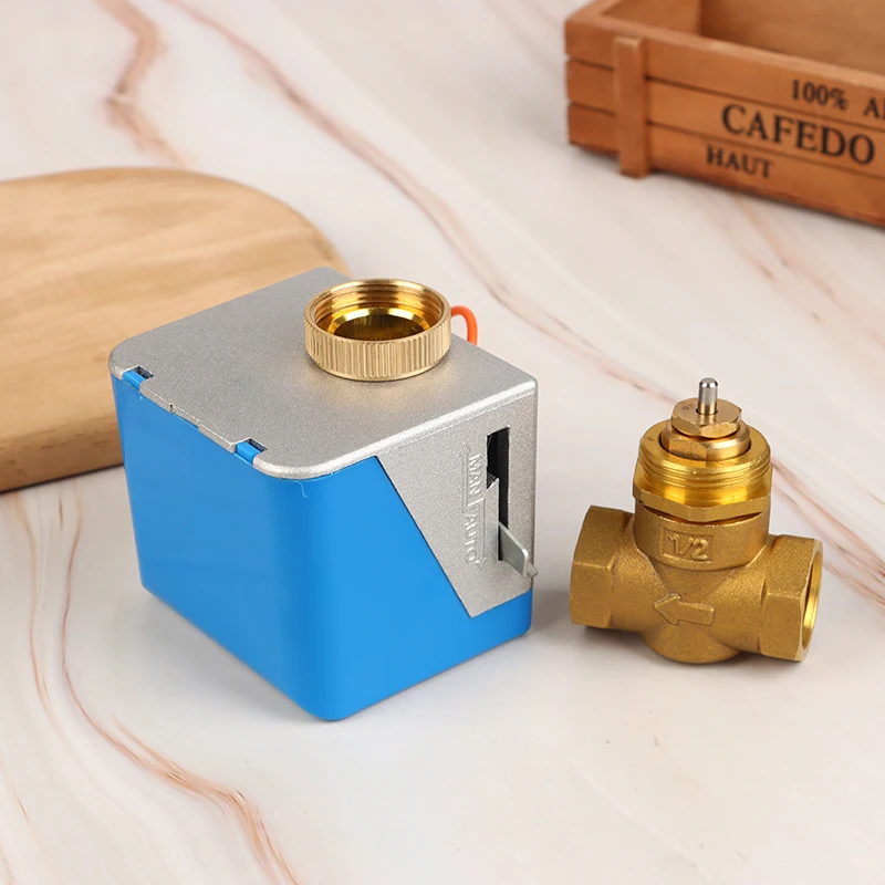 Электрический двухходовой клапан DN15 1 шт. для кондиционирования воздуха с