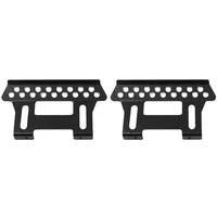 2pcs metal side pedal plate for axial scx10 side step sliders 110 scale rc crawler car part