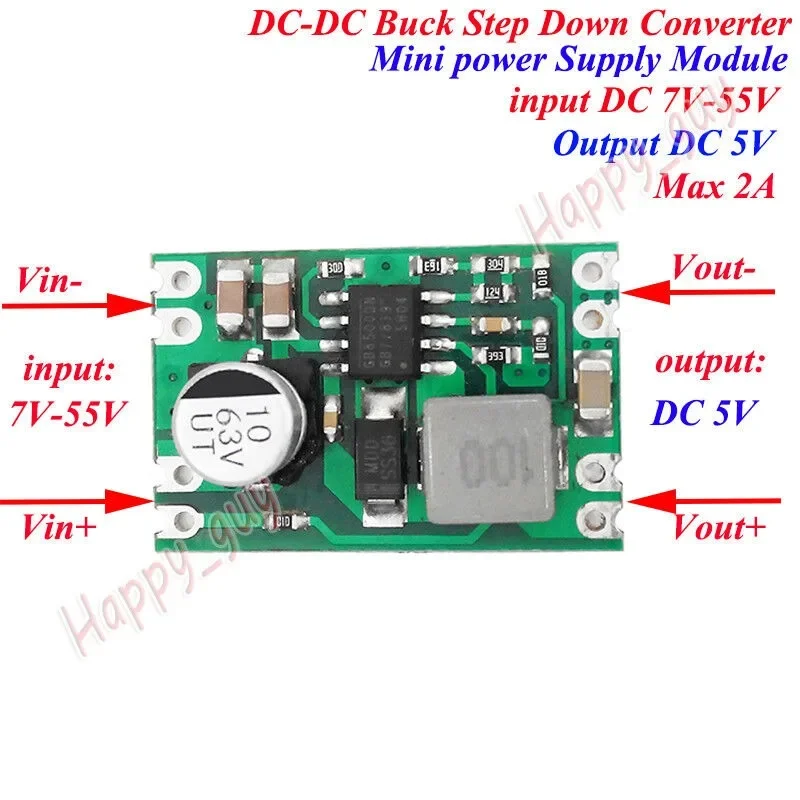 Mini DC-DC понижающий преобразователь напряжения Step Down Converter  Micro Volt
