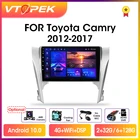 Автомагнитола Vtopek 2DIN, 4G + Wi-Fi, Android 10,0, GPS, для Toyota Camry 8, 50, 55, 2012-2017