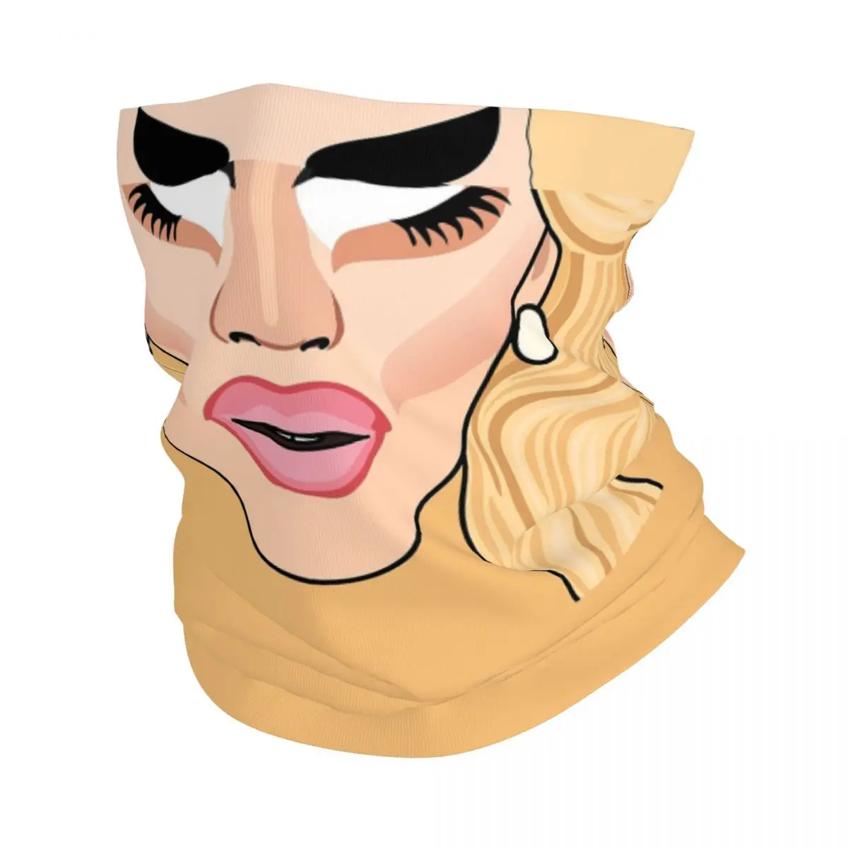 Trixie Mattel бандана для рта маска с принтом шарф многофункциональная лица верховой