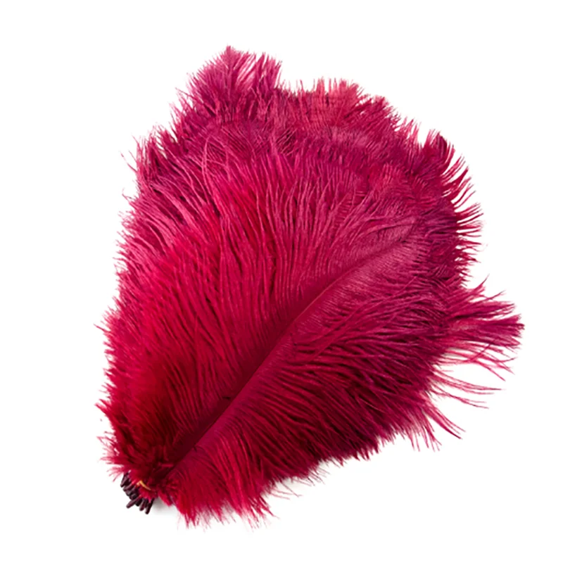 

10Pcs/Lot New Colored Ostrich Feathers for Crafts Black Mint Pink Red Gold Feather Decor DIY Holiday Carnival Wedding Decoration