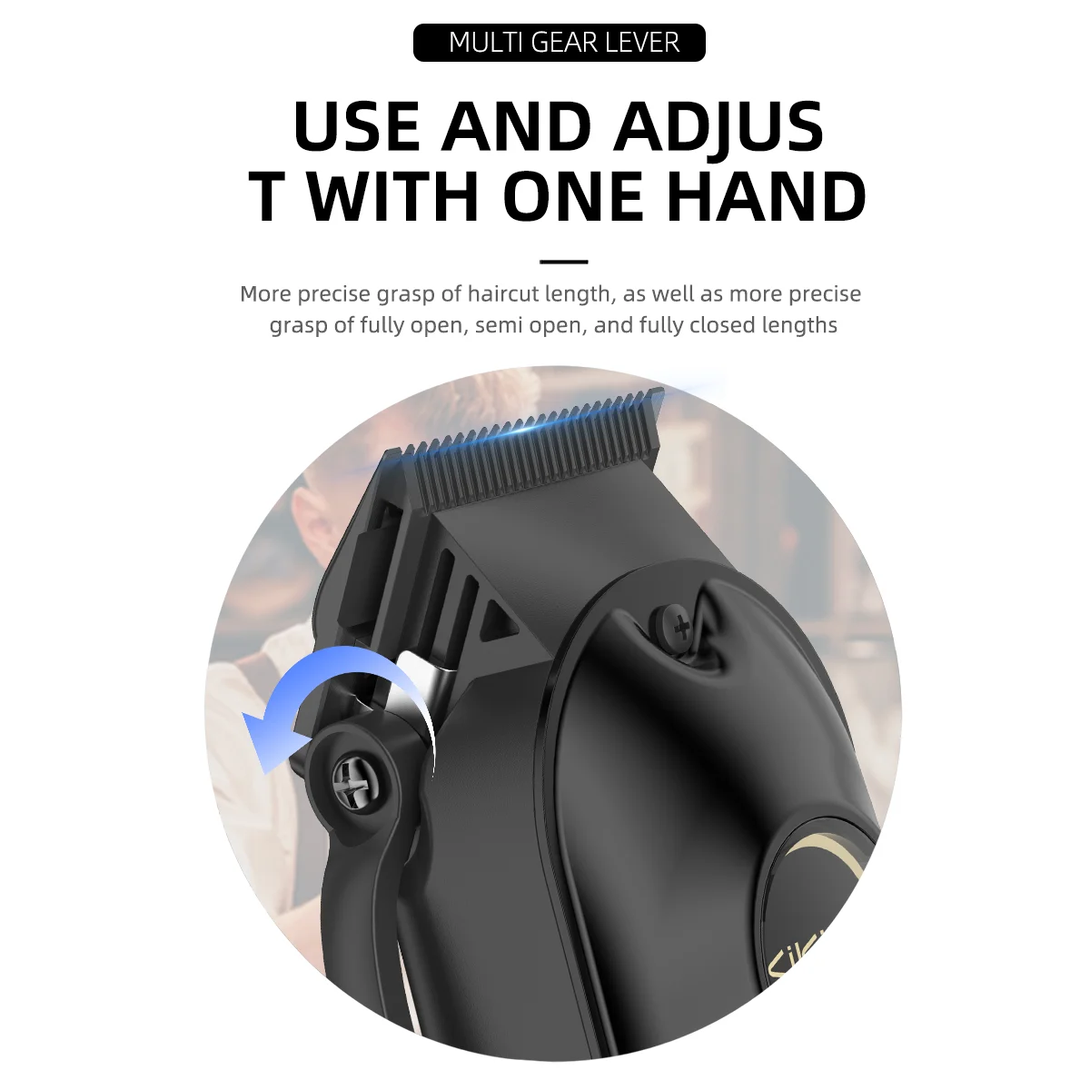 KIKIDO машинка для стрижки волос мужчин профессиональный беспроводной