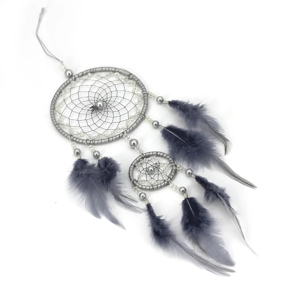 

Ловец снов ручной работы, ветряные колокольчики, подвесной подарок для дома, Ловец снов, украшение для автомобиля, подвесное украшение для с...