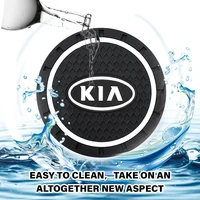 new car water cup anti slip silicone coaster interior accessories for kia ceed rio sportage r k3 k4 k5 k6 ceed sorento cerato