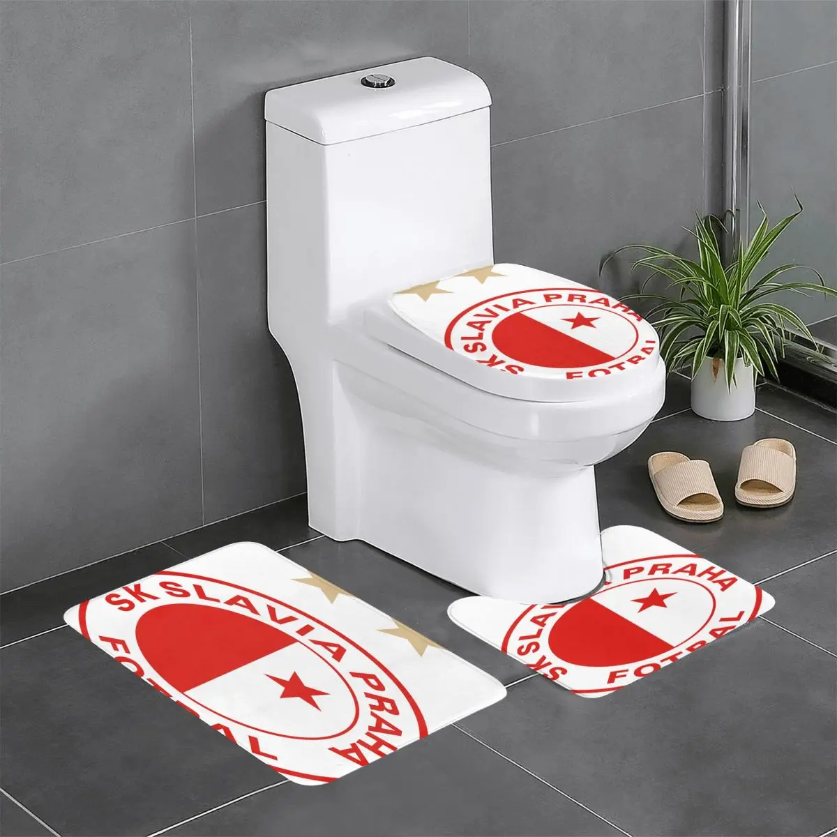 Sk славянская праха коврики для туалета ванной коврик ковер Tepich пляжный