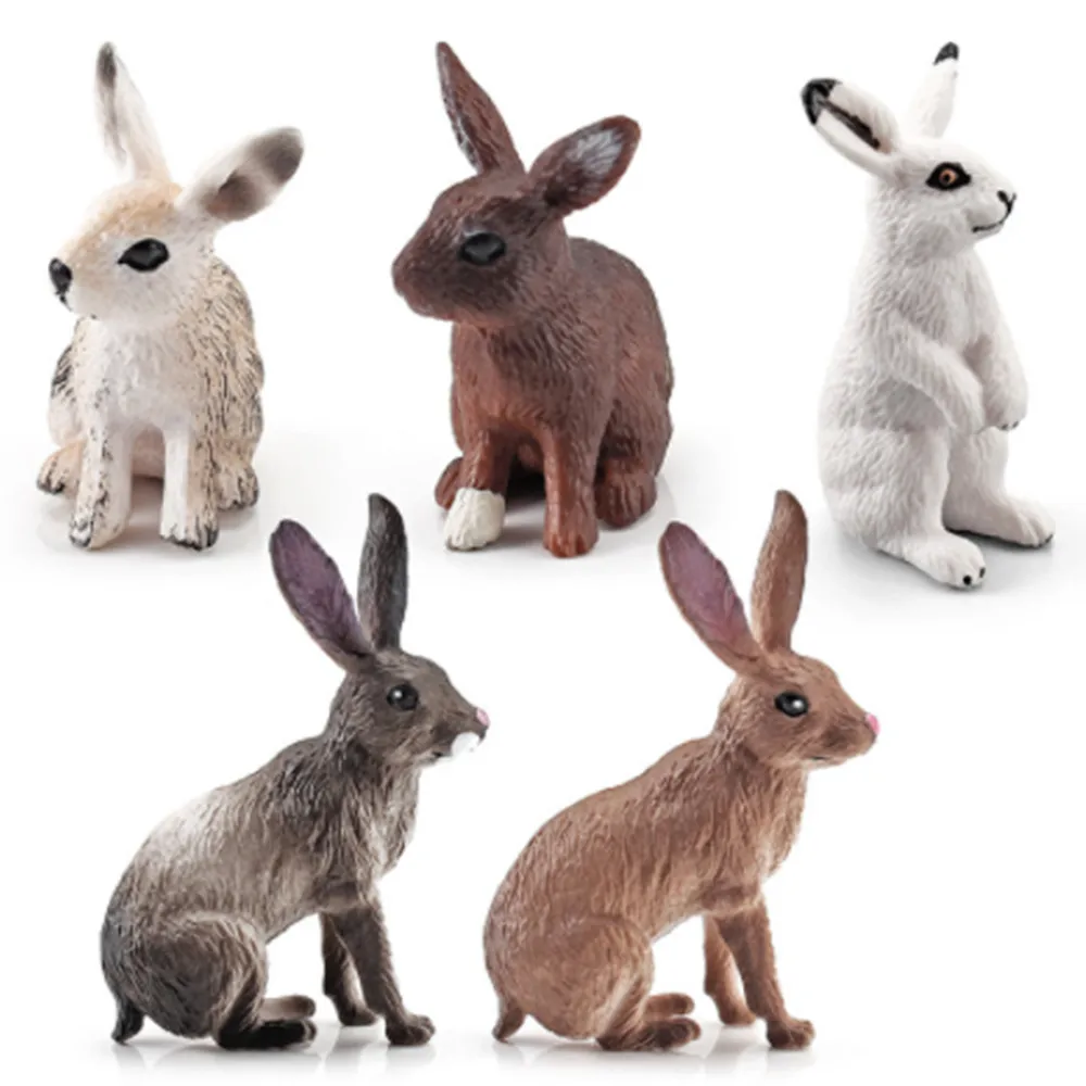 

Easter Rabbit Decoration For Home Bunny Animal Toy Model Birthday Gift Ornament