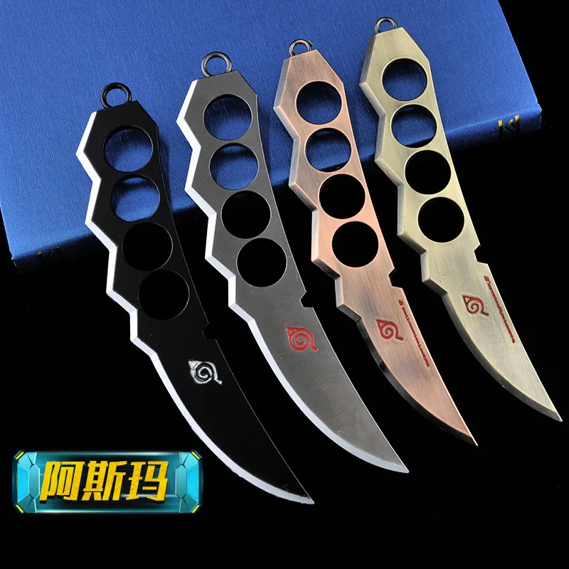 Аниме Кулон NARUTO kakashi Namikaze Minato kunai брелок с металлической ручкой оружие