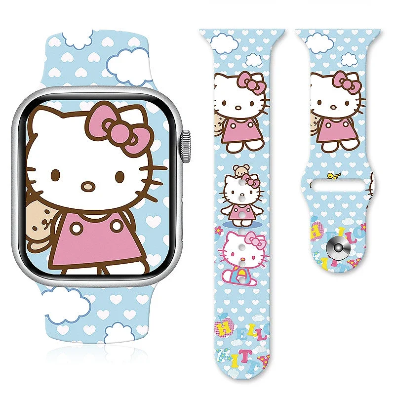 Ремешок Sanrio с мультяшным рисунком HelloKitty аниме-персонаж Cinnamoroll ремешок принтом