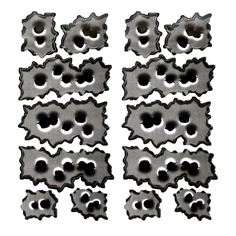 

2X 2 Types "32 Bullet Hole" For Car Motorcycle Decal Stickers