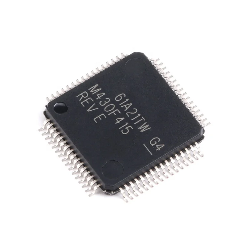 Оригинальный 16-битный микроконтроллер MSP430F415IPMR LQFP64 MCU MSP430 core 8 МГц/16 КБ flash RAM: 512KB |