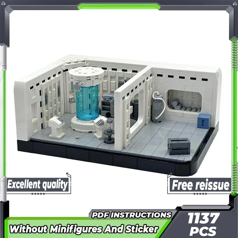 Модель Звёздного фильма Moc строительные блоки эхо-база технология медицинского