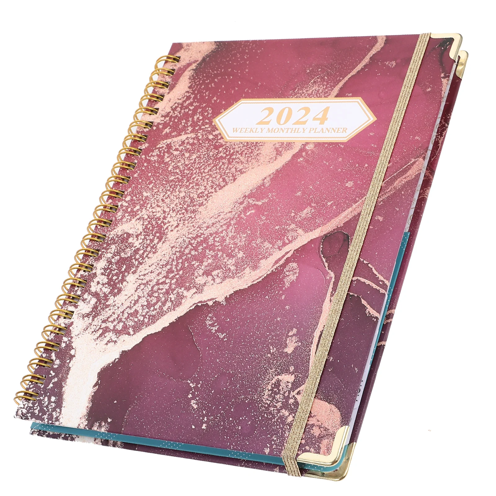 

Time Management Notebook Planner Office 2024 English Planning Handbook Schedule Notepad Novelty Portable