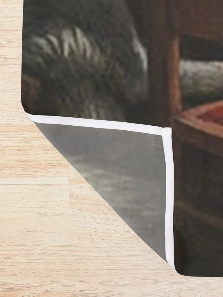 Собаки играют в покер: нужен другу (Высокое разрешение) C.M. Занавеска для душа Coolidge