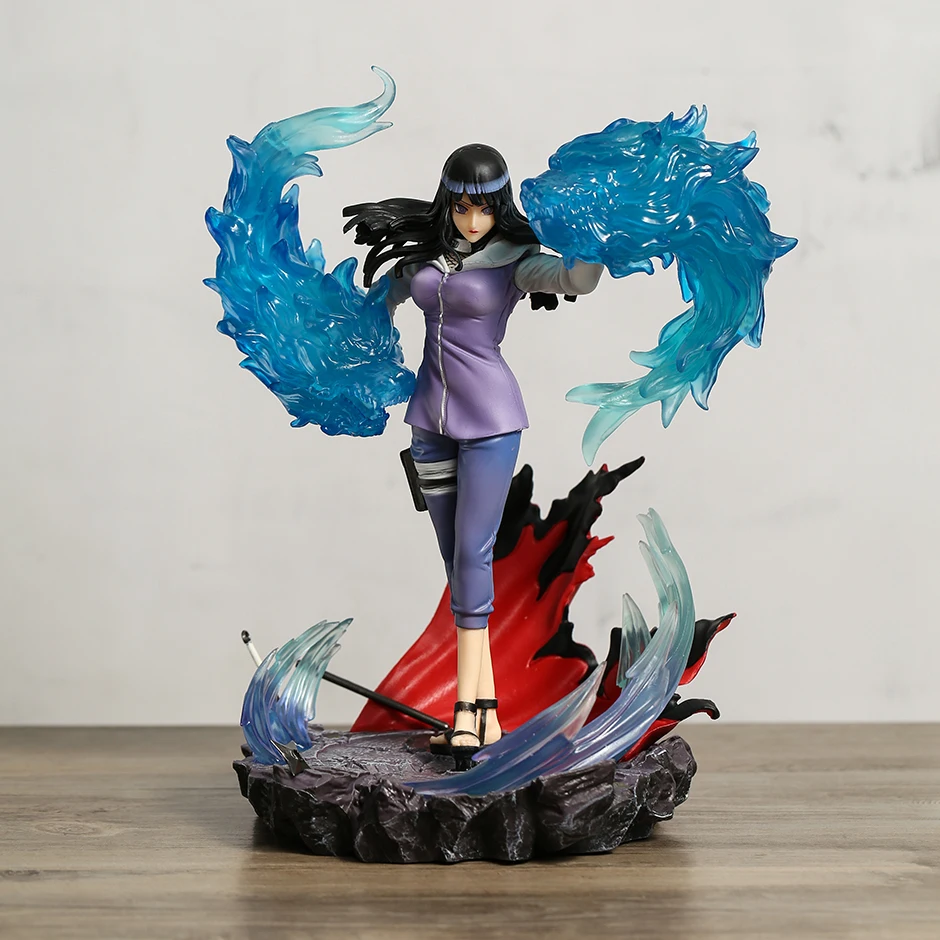 

Naruto Shippuden Burning Wind Hyuga Hinata Konoha Hidden Village Model Figure Statue Decoration Crafts Ornament