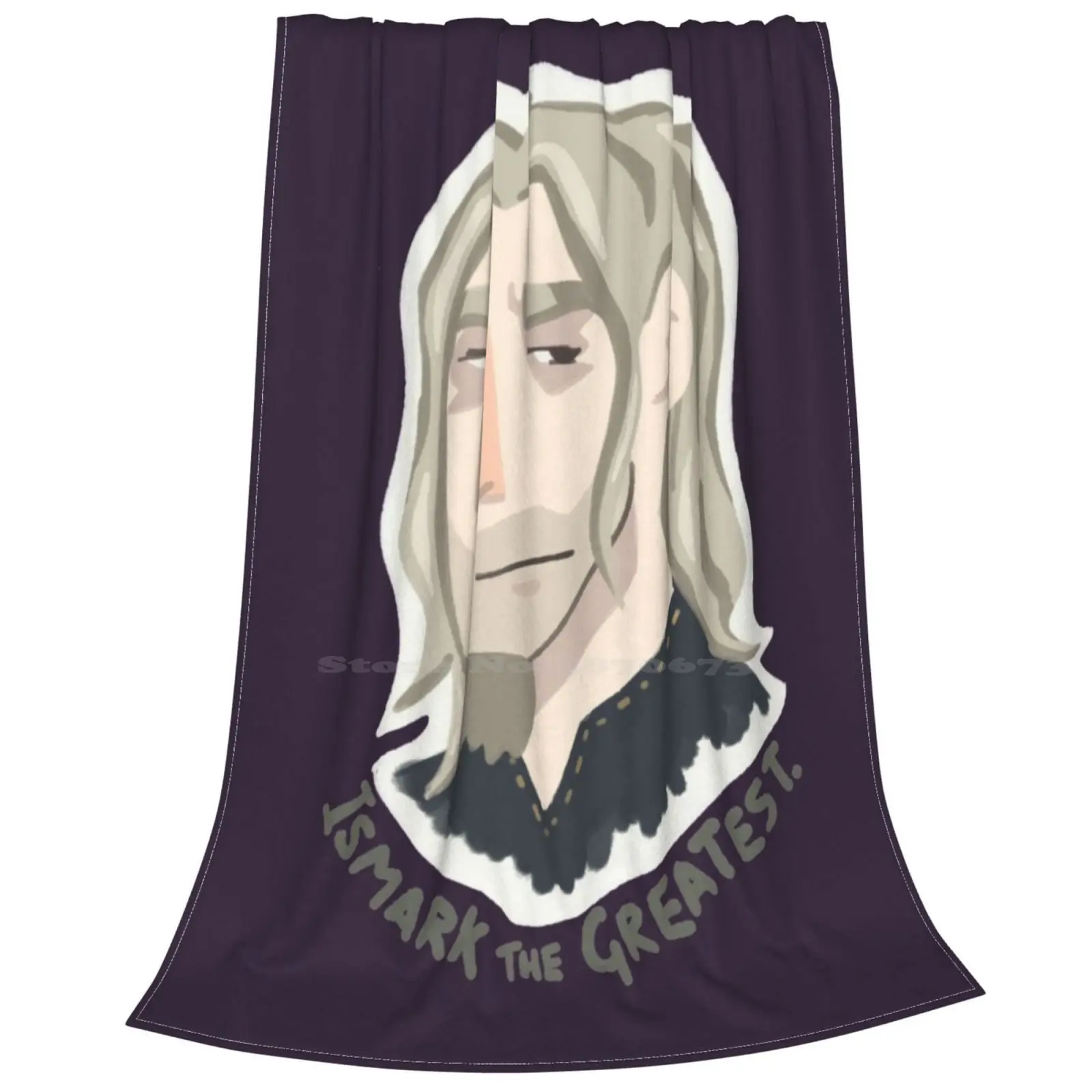 Малый Креативный дизайн Ismark тонкое мягкое фланелевое одеяло проклеивание страх