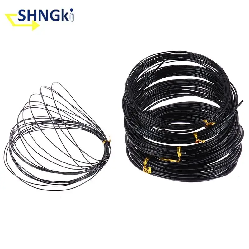 

Total length 5m x 1.0mm 1.5mm 2.0mm 2.5mm 3mm Bonsai Wires Anodized Aluminum Bonsai Training Wire Black Brown Sliver Color