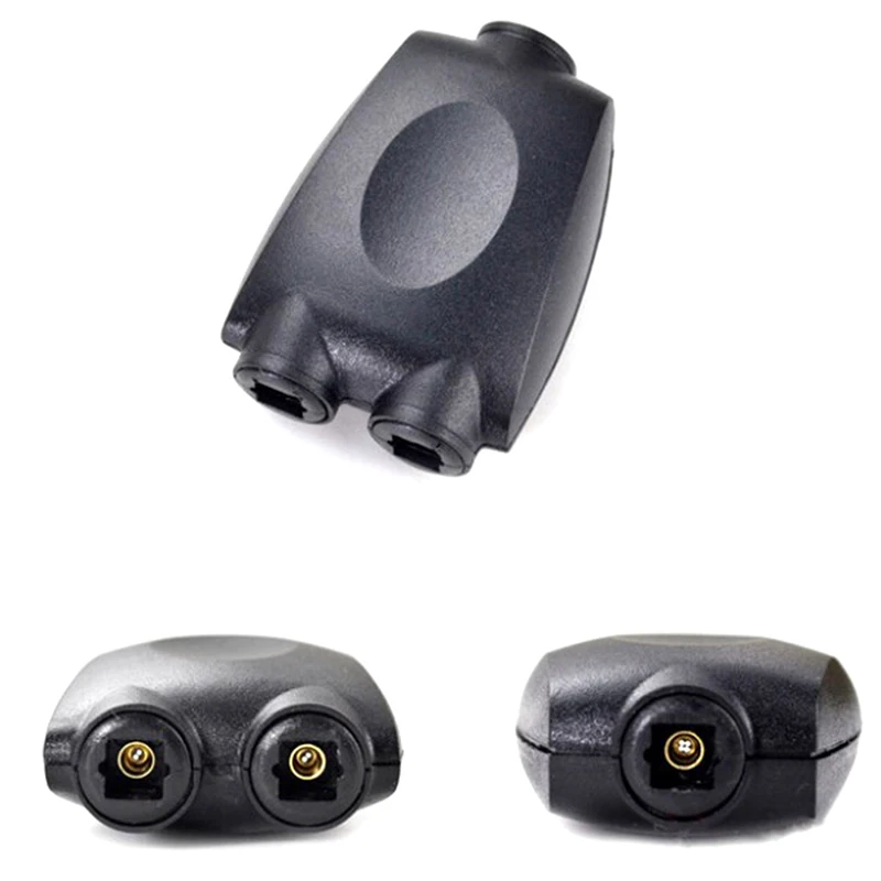 

Digital Optical Audio Splitter 2 Way Toslink Splitter Adapter 1 input 2 Output SPDIF Optical Cable Splitter Hub for CD DVD