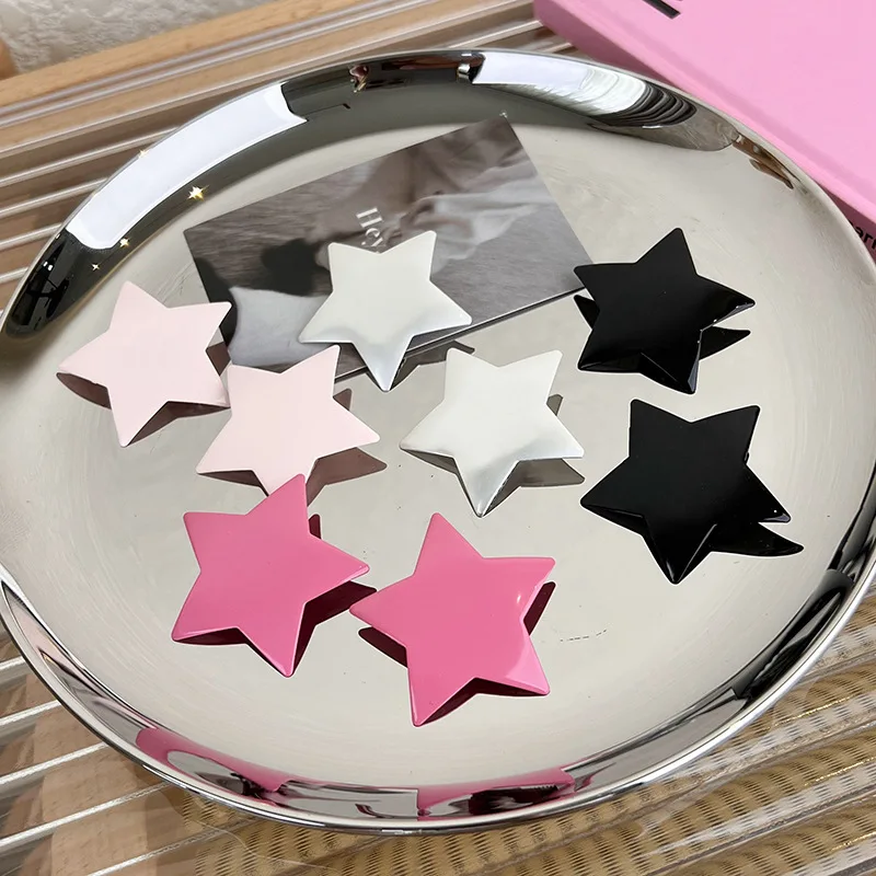 

UXSL Sweet Colorful Stars Hair Clips For Woman Girls Lovely Side Hairpins Hair Decorate Kids Cute Barrettes Hair Accessories New