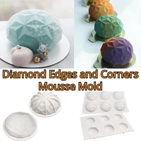 single edges and corners mousse cake mold 6 edges and corners cake silicone mold manual soap mold baking appliance